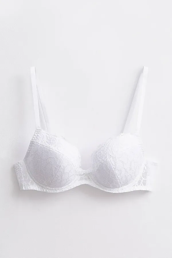 CONTE VOILE RB2081 Бюстгальтер c чашками на дубляже с хлопком на каркасах CONTE ELEGANT, white - фото 2