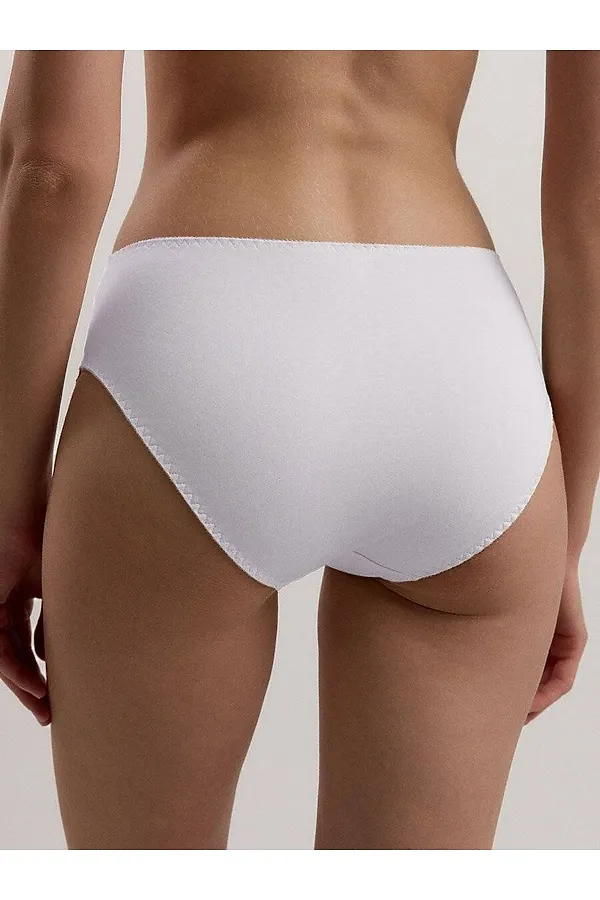 CONTE AURA RP3180 Трусы женские «слип» со средней линией талии CONTE ELEGANT, white - фото 2