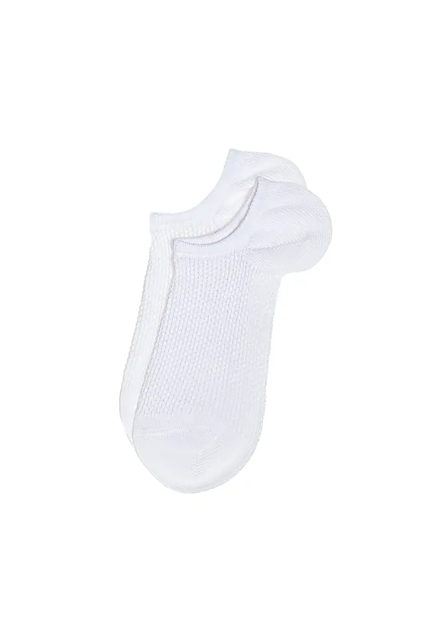 CONTE Носки женские хлопковые ACTIVE (ультракороткие) CONTE ELEGANT, white - фото 2