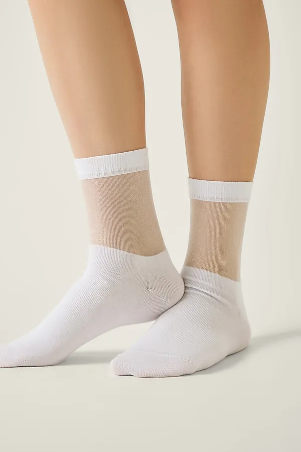 CONTE CLASSIC Носки женские CONTE ELEGANT, white - фото 2