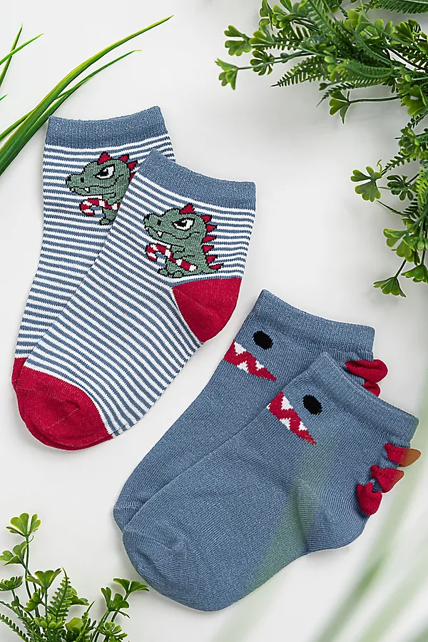 Детские носки стандарт Гоша (набор 2 пары) НАТАЛИ, джинс - фото 2