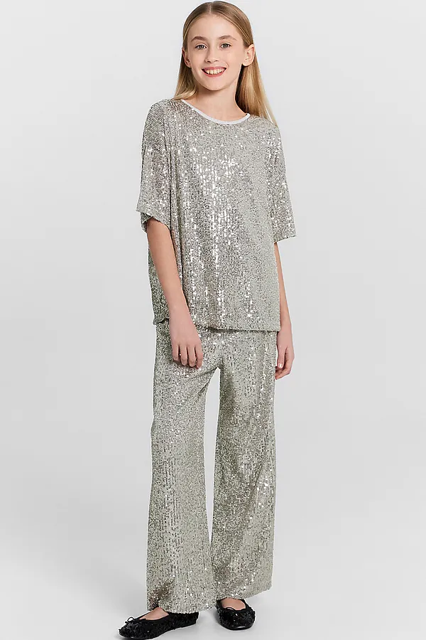 Блузка для девочек MARK FORMELLE, св.серый - фото 2