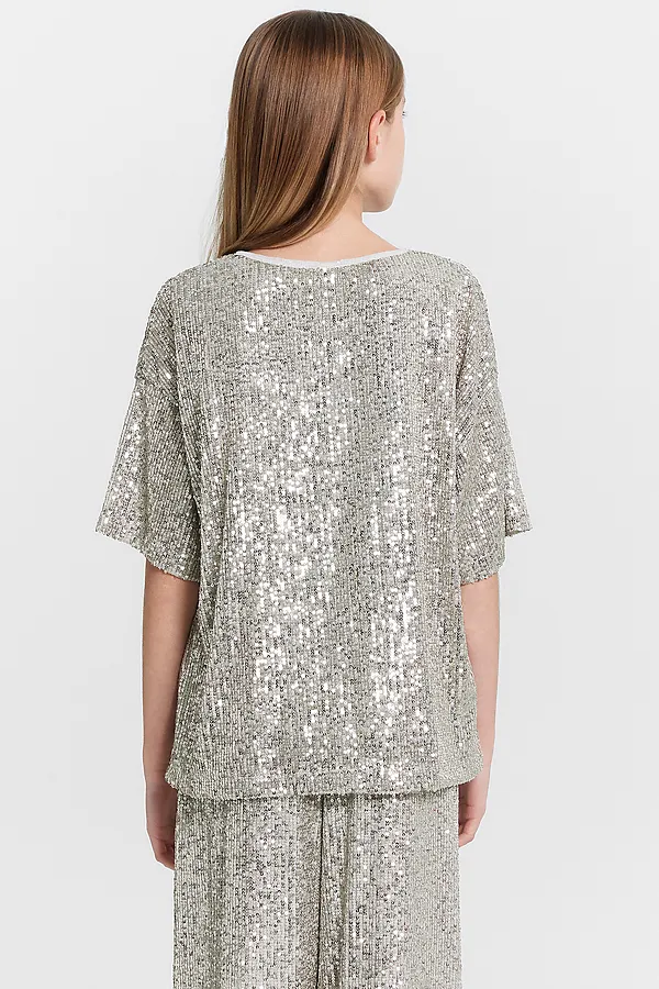 Блузка для девочек MARK FORMELLE, св.серый - фото 2