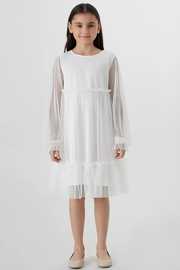 Платье для девочек MARK FORMELLE, белый - фото 2