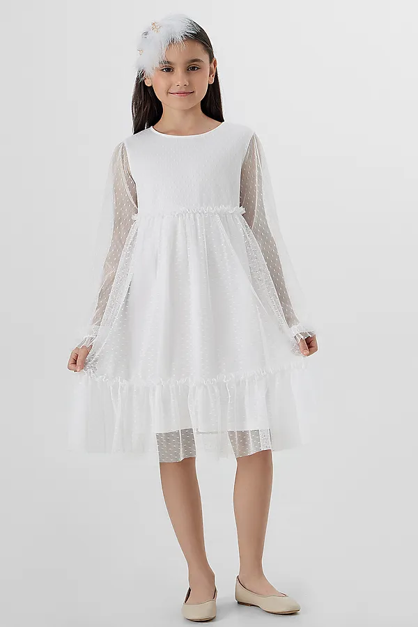 Платье для девочек MARK FORMELLE, белый - фото 2
