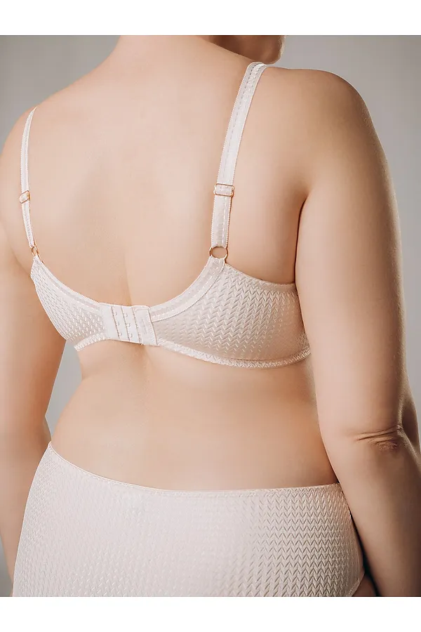 Комплект (Бюстгальтер+Трусы) INDEFINI, молочный - фото 2