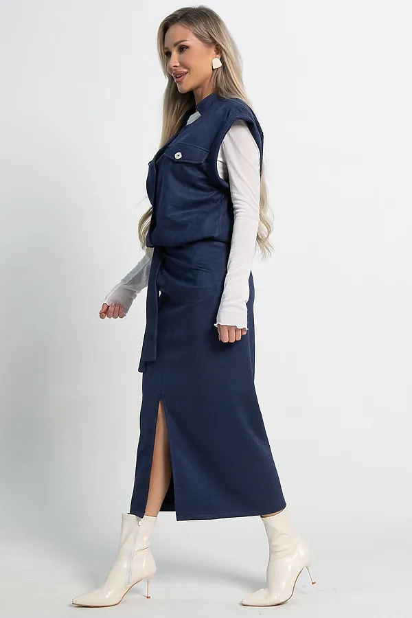 Юбка Мэддис LADY TAIGA, синяя - фото 2