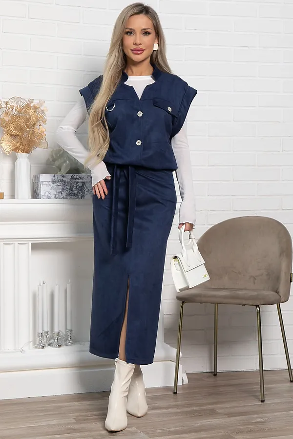 Юбка Мэддис LADY TAIGA, синяя - фото 2