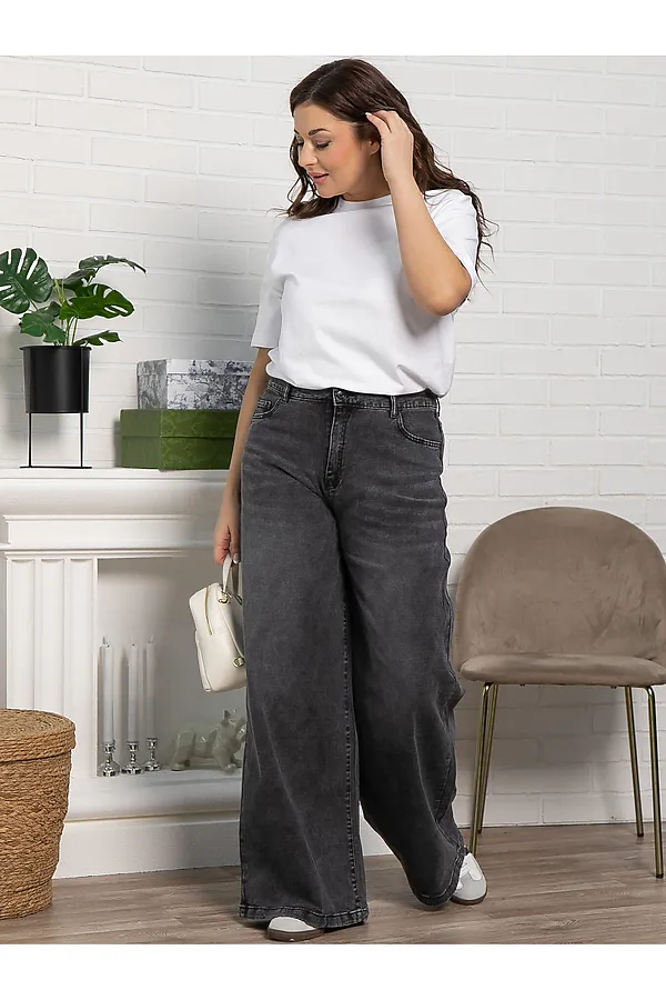 Джинсы Урса LADY TAIGA, серые - фото 2