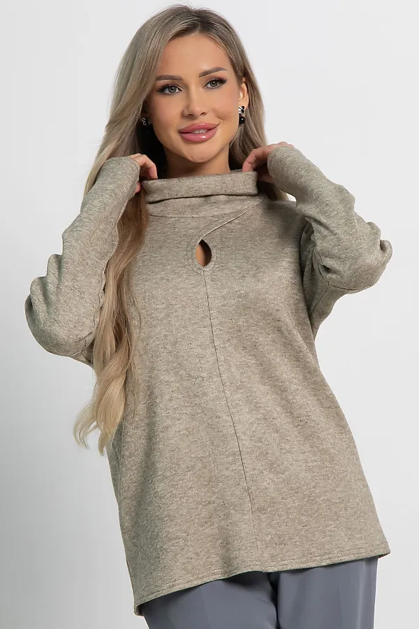 Джемпер Тринити LADY TAIGA, хаки - фото 2