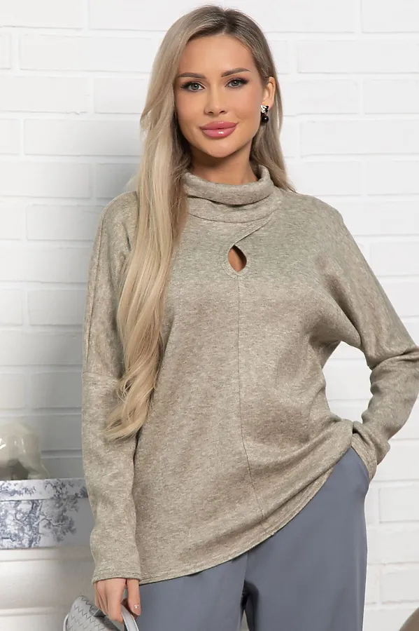 Джемпер Тринити LADY TAIGA, хаки - фото 2