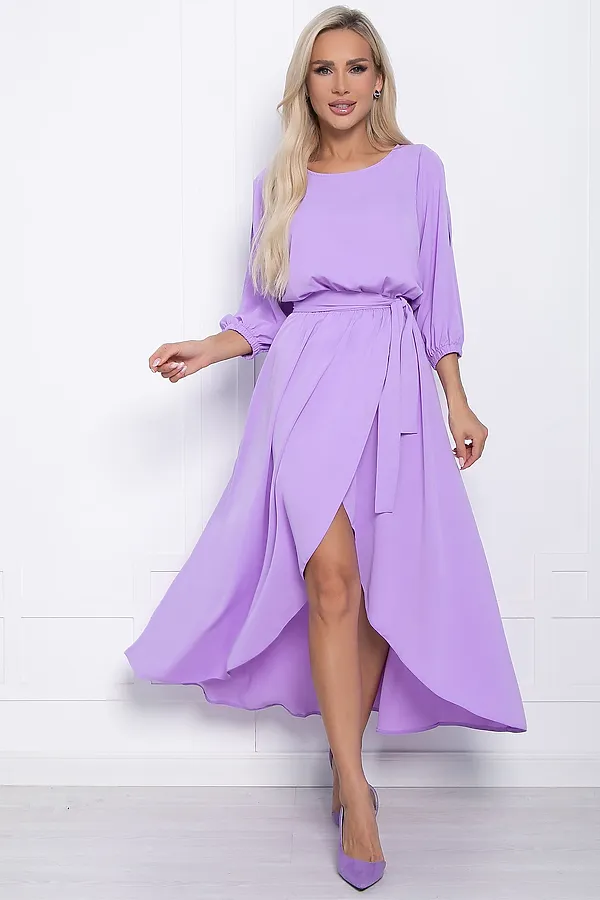 Платье Танго вдвоем LADY TAIGA, лиловое - фото 2