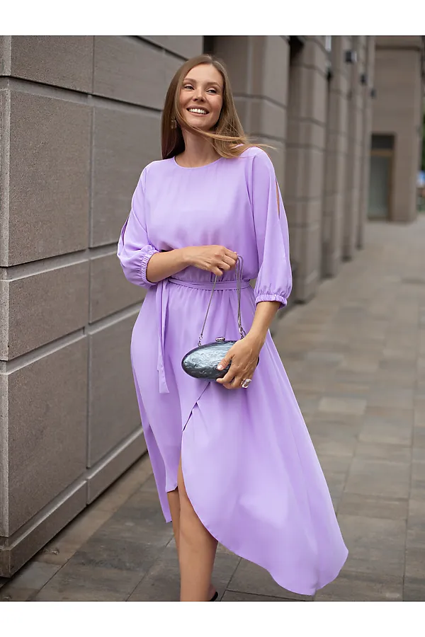 Платье Танго вдвоем LADY TAIGA, лиловое - фото 2