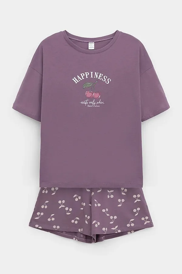 Пижама VERY NEAT, сливовый - фото 2