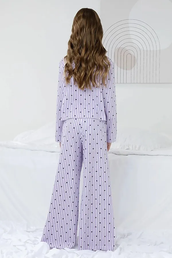 Пижама CROCKID, сиреневый - фото 2