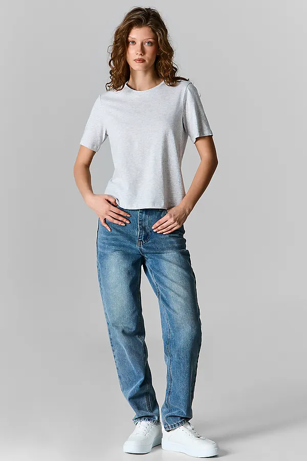 Футболка женская MARK FORMELLE, св.серый меланж 4306-а - фото 2