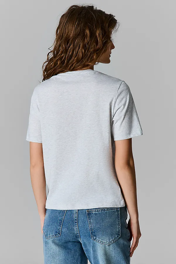 Футболка женская MARK FORMELLE, св.серый меланж 4306-а - фото 2
