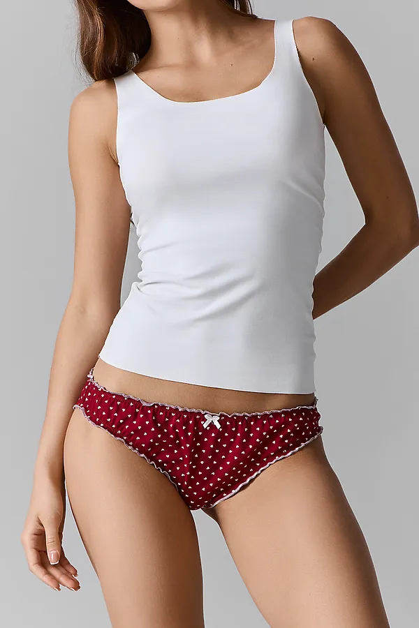 Трусы женские MARK FORMELLE, сердечки на т.красном - фото 2