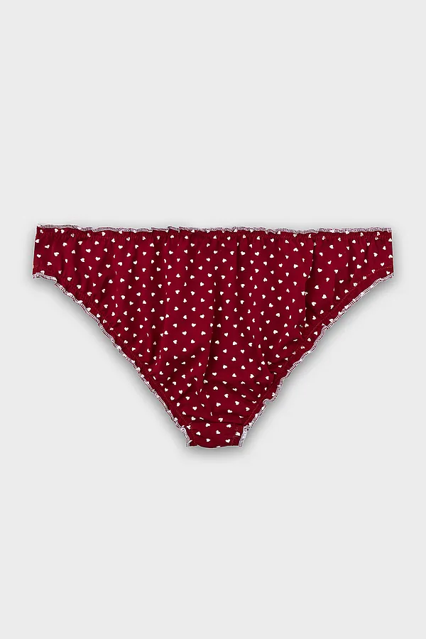 Трусы женские MARK FORMELLE, сердечки на т.красном - фото 2