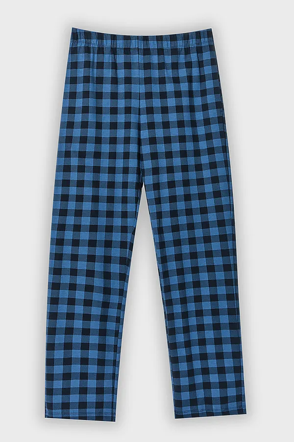 Комплект мужской (сорочка верхняя, брюки) MARK FORMELLE, клетка на т.синем - фото 2