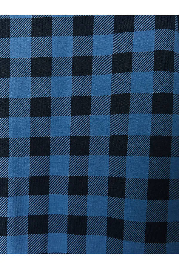 Комплект мужской (сорочка верхняя, брюки) MARK FORMELLE, клетка на т.синем - фото 2