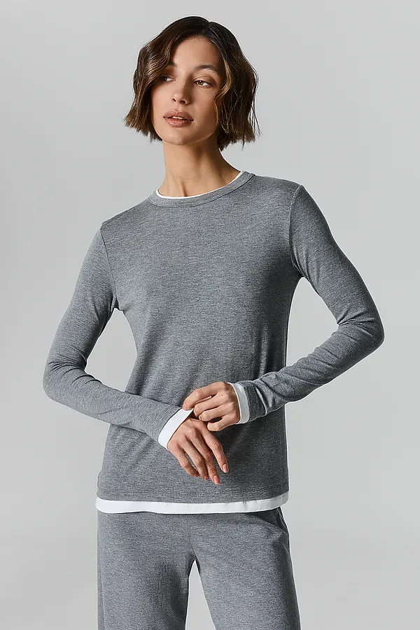 Комплект женский (джемпер, брюки) MARK FORMELLE, серый меланж 4425b - фото 2