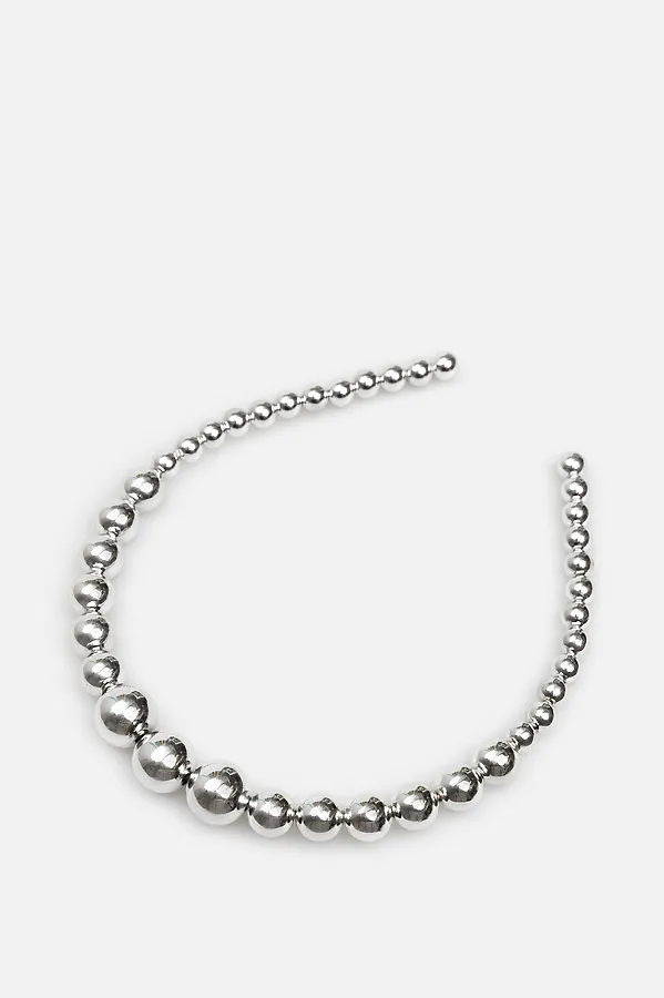 Ободок ACOOLA, серебристый - фото 2