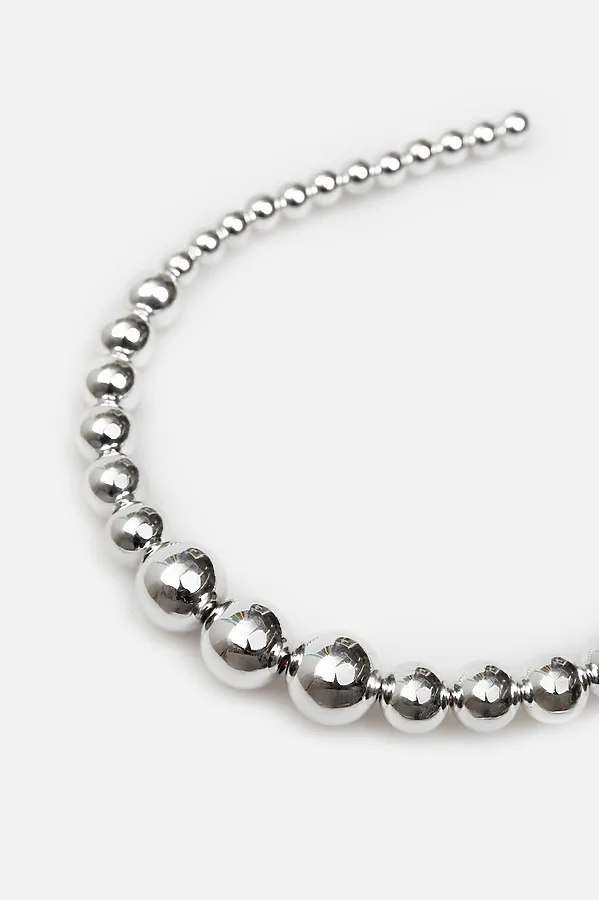 Ободок ACOOLA, серебристый - фото 2