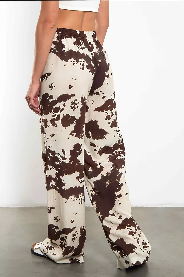 Брюки KOSMOS, молочный/шоколадный - фото 2