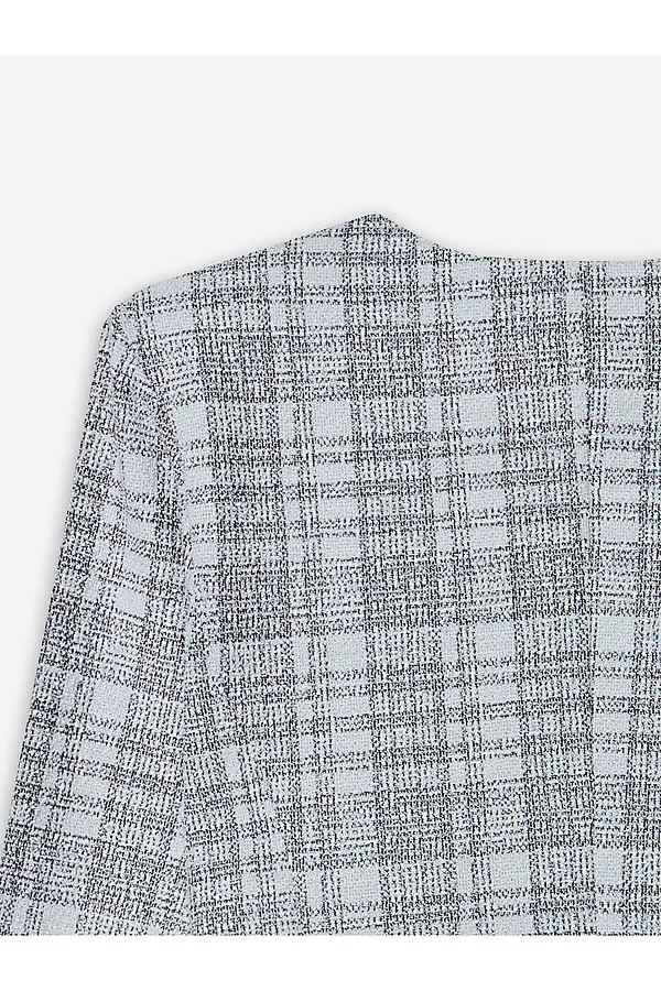 Жакет женский MARK FORMELLE, черно -белая клетка - фото 2