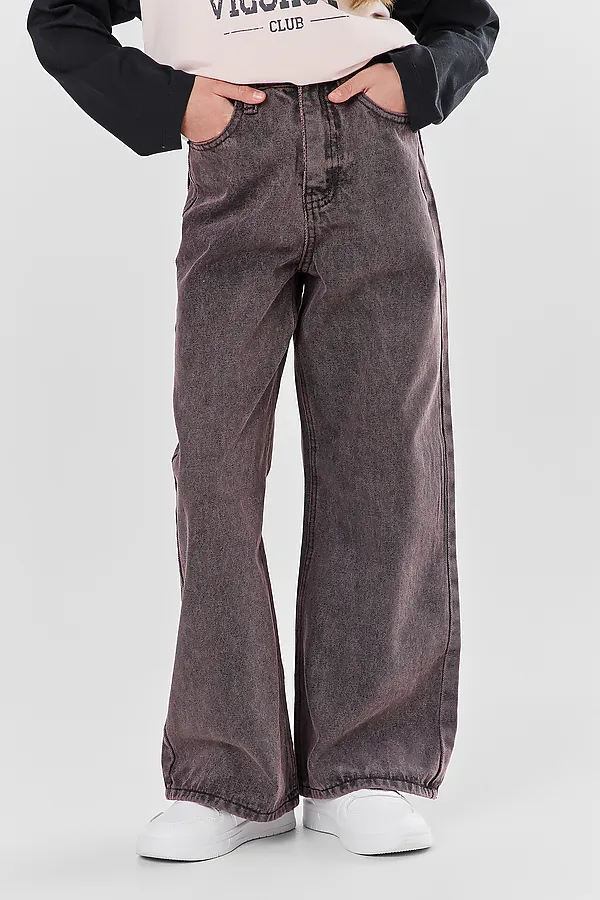 Джинсы для девочек MARK FORMELLE, шоколад - фото 2