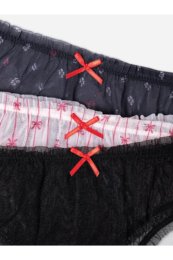Трусы женские (3шт.) MARK FORMELLE, бантики на розовом - фото 2