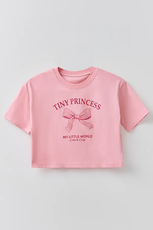 Комплект для девочек (футболка, брюки) MARK FORMELLE, розовый +розовая клетка - фото 2