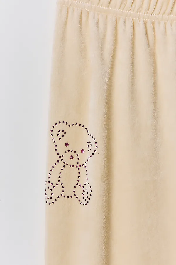 Брюки для девочек домашние MARK FORMELLE, молочный +печать - фото 2