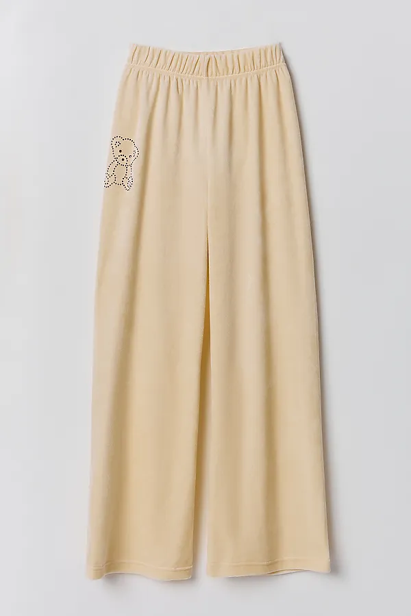 Брюки для девочек домашние MARK FORMELLE, молочный +печать - фото 2