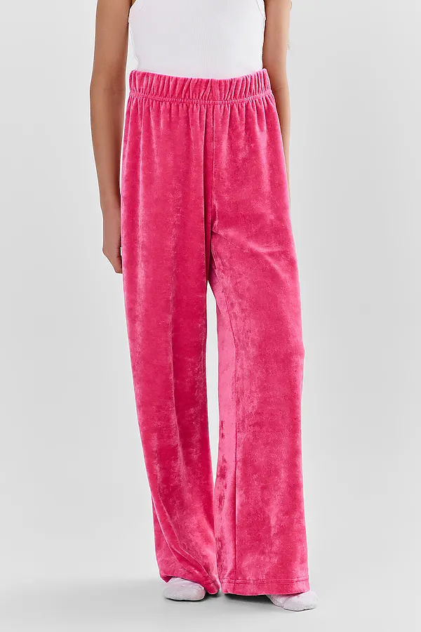 Брюки для девочек домашние MARK FORMELLE, розовый +печать - фото 2