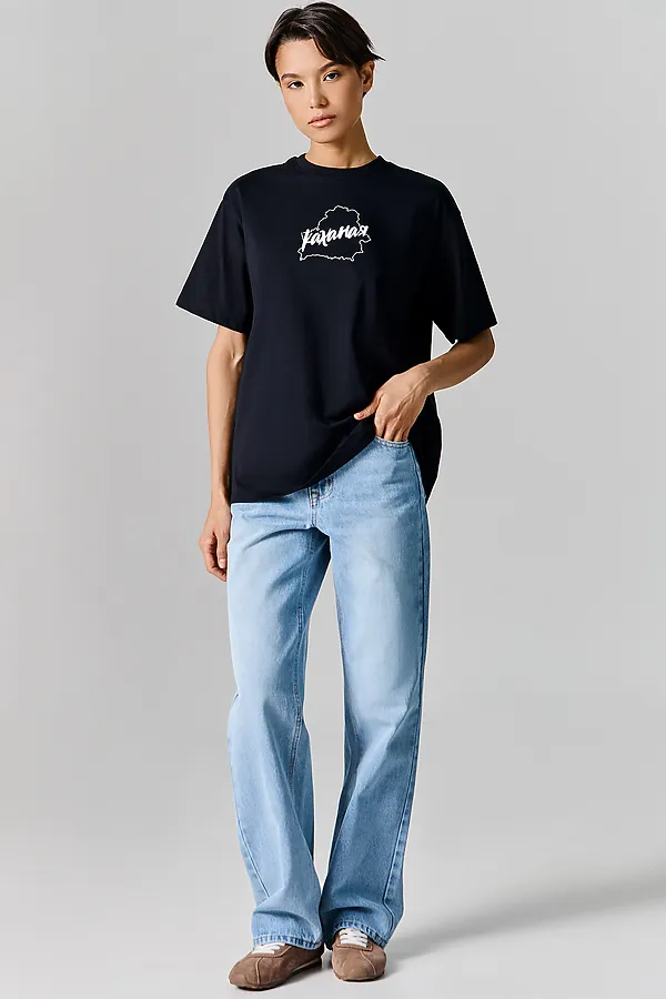 Футболка женская MARK FORMELLE, черный +печать10 - фото 2