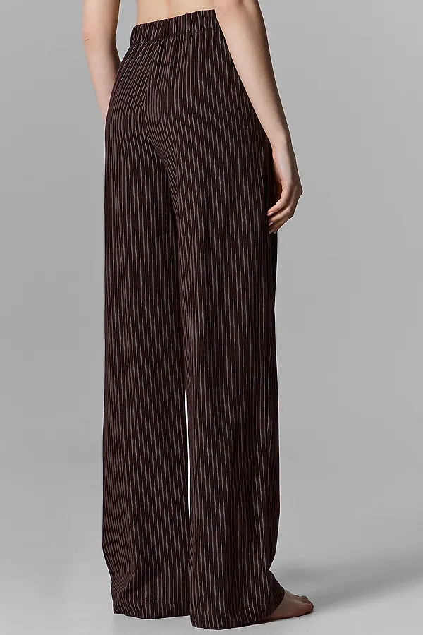 Брюки MARK FORMELLE, полоска на коричневом - фото 2