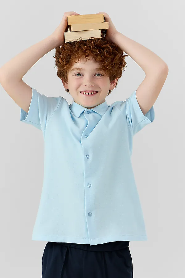 Рубашка для мальчиков MARK FORMELLE, голубое небо - фото 2