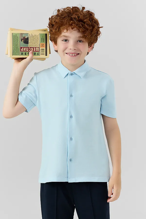 Рубашка для мальчиков MARK FORMELLE, голубое небо - фото 2