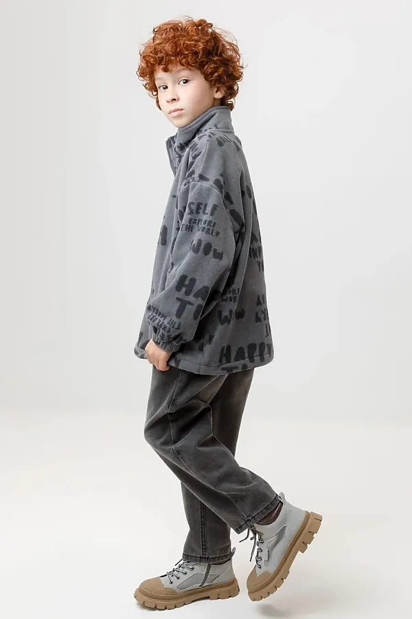 Толстовка CROCKID, серый - фото 2