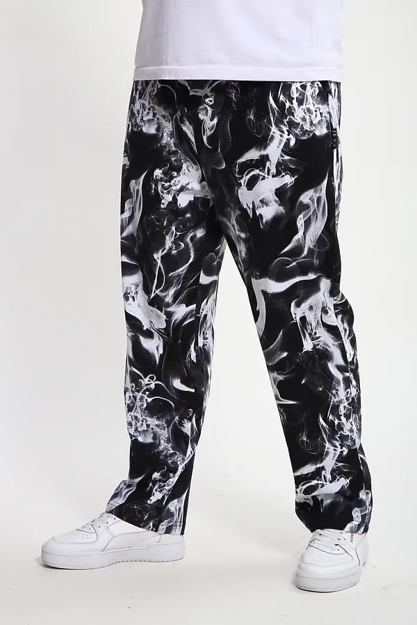 Брюки Б-02 Дым НАТАЛИ, черный/белый дым - фото 2