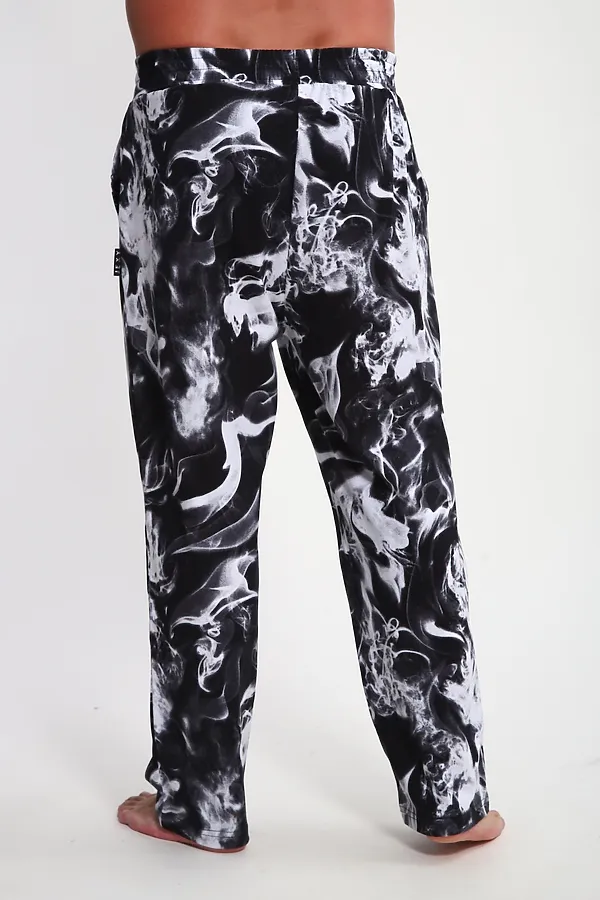 Брюки Б-02 Дым НАТАЛИ, черный/белый дым - фото 2