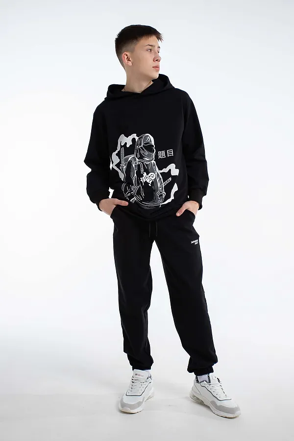 Костюм с брюками Странник 1 НАТАЛИ, черный - фото 2