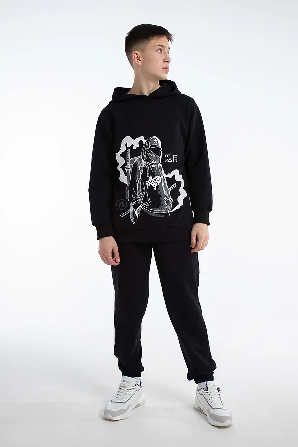 Костюм с брюками Странник 1 НАТАЛИ, черный - фото 2