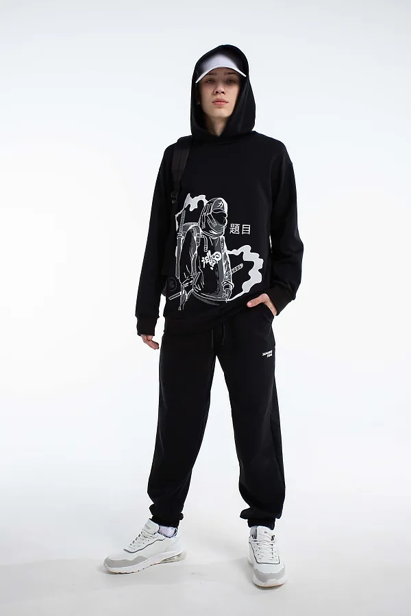 Костюм с брюками Странник 1 НАТАЛИ, черный - фото 2