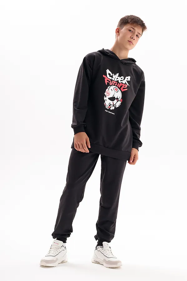 Костюм с брюками Кибер-Спорт НАТАЛИ, черный - фото 2