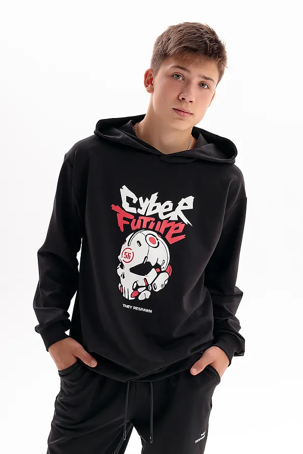 Костюм с брюками Кибер-Спорт НАТАЛИ, черный - фото 2