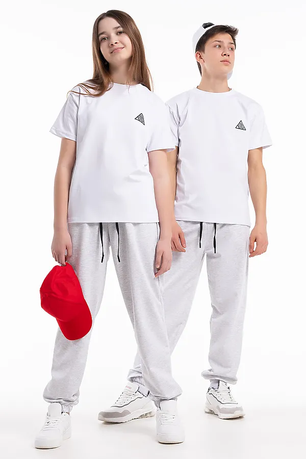 Брюки Грей 1 НАТАЛИ, светло-серый меланж - фото 2