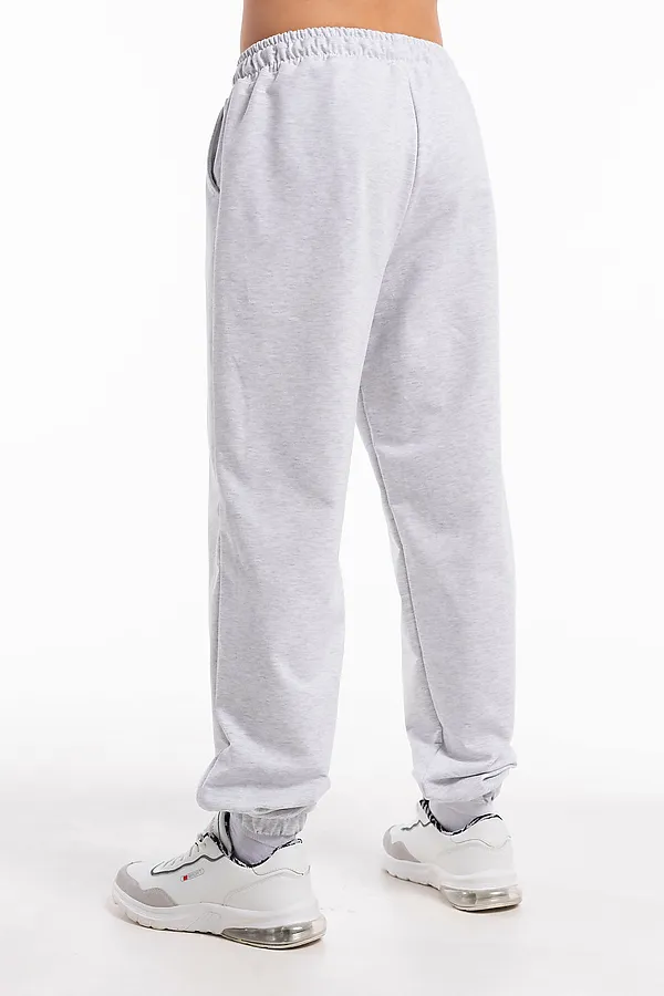 Брюки Грей 1 НАТАЛИ, светло-серый меланж - фото 2
